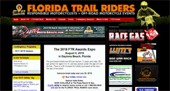 Desktop Screenshot of floridatrailriders.org